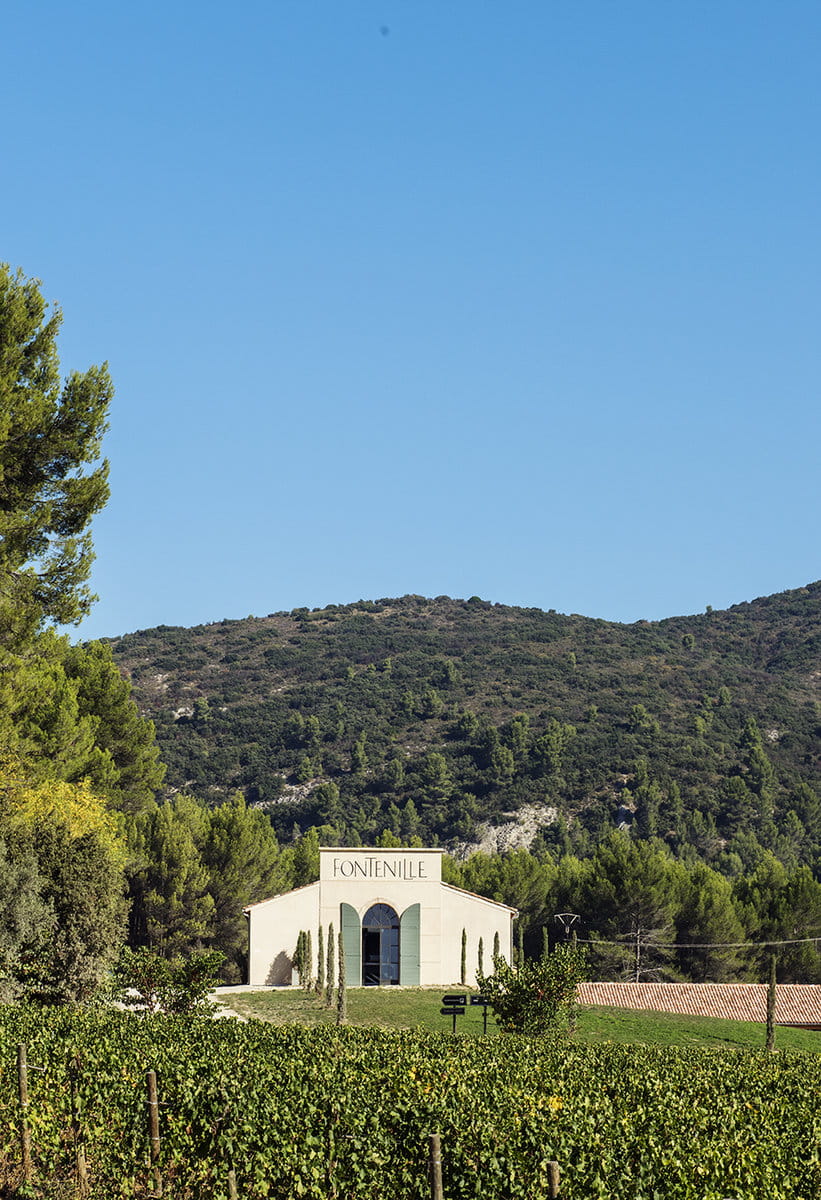 The Domaine de Fontenille wine cellar